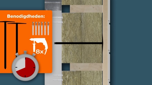 Izolacja między listwami