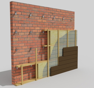 Tradycyjna fasada - przekrój